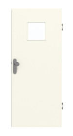 Frontansicht von GARANT Wohnungseingangstür 9417-60 Snow White CePaL mit Lichtausschnitt LA-7