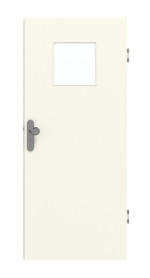 Frontansicht von GARANT Wohnungseingangstür 9417-60 Snow White CePaL mit Lichtausschnitt LA-8