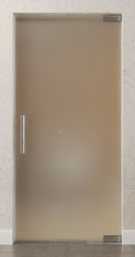 Bild von Vollflächig matt Glaspendeltür DORMA Mundus BTS Variante 1 - Erkelenz