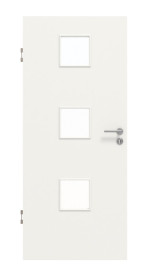 Frontansicht von Weiß ähnlich RAL 9016 LA 10 Mattlack Basic Innentür - Huga
