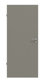 Frontansicht von Hygge Grau RAL 7037 Mattlack Basic Innentür - Huga