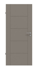 Frontansicht von Signum 13 Basic Lack Taupe RAL 7048 Innentür - Huga