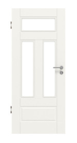 Frontansicht von Kontura 5 LA 2 ClassicLine Weißlack Innentür - Hörmann