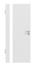 Frontansicht von Pure 1 Bandseite ProLine Duradecor Bütte Weiß Innentür - Hörmann