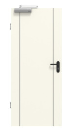 Frontansicht von GARANT Rauchschutztür Corona 851 Snow White CePaL