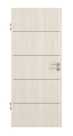 Frontansicht von GARANT Schallschutztür Corona 830 Authentic Perl CePaL