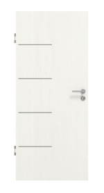 Frontansicht von GARANT Schallschutztür Corona 834 Authentic Bianco CePaL