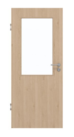 Frontansicht von GARANT Schallschutztür Authentic Achat GCK08 mit Lichtausschnitt LA-6