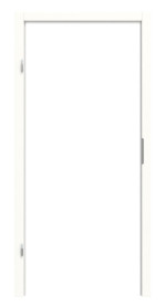 Frontansicht von Blendrahmen 0112-60 Ivory Resopal mit eckiger Kante 80x60mm - Deine Tür