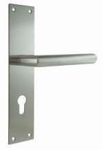 Renovationslangschild Edelstahl matt für Zimmertüren PZ 92 mm - ProGriff