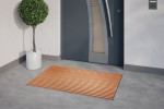 Milieubild Hauseingang mit Topfpflanze und grauen Fliesen von Aluprofilmatte KLASSIK Work B08 orange - Entrada
