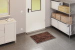 Milieubild Garage mit Metallschrank und Kommode mit Fußmatte KLASSIK Nylonfaser 000 braun meliert 60 x 85 cm - Entrada