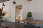 Milieubild von Selina Motiv matt Glaspendeltür DORMA Mundus BTS Variante 1 - Erkelenz