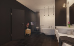 Main-Milieuansicht von GARANT Nassraumtür 10622-60 Ebony Resopal