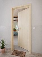 CloseUp-Milieuansicht von GARANT Wohnungseingangstür Corona 851 Authentic Sand CePaL