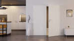 Front-Milieuansicht von CLASSEN Doppelflügeltür Dynamic 3.21 Weißlack RAL 9016 inkl. Zarge