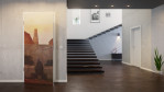 Milieubild 3 von Caspar David Friedrich Reproduktion An der Stadtmauer