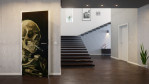 Milieubild 3 von Vincent van Gogh Reproduktion Schädel mit brennender Zigarette