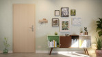 Front-Milieuansicht von GARANT Wohnungseingangstür Authentic Akazie GCK08