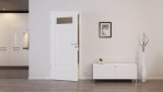 Front-Milieubild von Kontura 5 LA 1 ClassicLine Weißlack Innentür - Hörmann