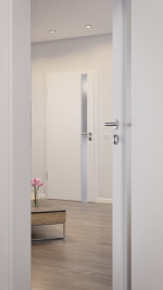 CloseUp-Stilwelt von Pure 1 Schlossseite ProLine Duradecor Bütte Weiß Innentür - Hörmann