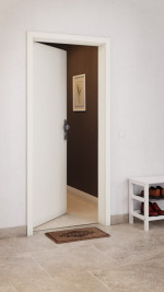 CloseUp-Milieuansicht von GARANT Wohnungseingangstür 9417-60 Snow White CePaL