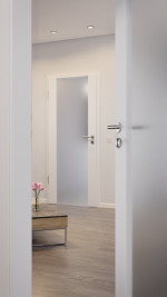 CloseUp-Milieuansicht von Rail 1 ProLine Duradecor Bütte Weiß Innentür - Hörmann