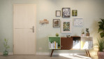 Front-Milieuansicht von GARANT Wohnungseingangstür Corona 831 Authentic Perl CePaL