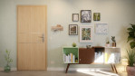 Front-Milieuansicht von GARANT Wohnungseingangstür Corona 832 Authentic Achat CePaL