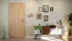 Front-Milieuansicht von GARANT Wohnungseingangstür Corona 851 Authentic Eiche CePaL