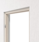Detail-Ansicht von TEUTO Blockrahmen für Wohnungseingangstüren Authentic Perl CPL mit runder Kante