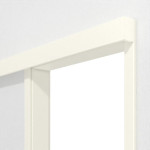 Detailansicht von GARANT Schiebetürsystem vor der Wand laufend 9417-60 Snow White CePaL