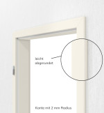 Bild 2 von Klassik Weiß A 223 PortaLit Zarge (eckig mit 2 mm Radius) - Westag