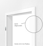 Bild 2 von Esche Weiß ES 242 PortaLit Zarge (eckig mit 2 mm Radius) für Wohnungseingangstür - Westag