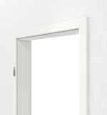 Detailansicht von GARANT Zarge Authentic Bianco CPL mit runder Kante