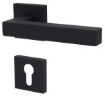 2. Bild von SÜDMETALL Türgriff Galina II Quadro - R Soft Touch Schwarz Top Speed