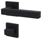 3. Bild von SÜDMETALL Türgriff Galina II Quadro - R Soft Touch Schwarz Top Speed