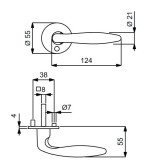 Technische Zeichnung Arena-R Flat Südmetall