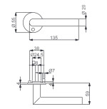 Technische Zeichnung Ronny II-R Flat - Südmetall