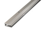 Ansicht von PROCOVER Designfloor Abschlussprofil Aluminium 4-9mm eloxiert Edelstahl 90cm - Proline