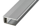 Ansicht von PROVARIO Uni Abschlussprofil Aluminium 7-18mm eloxiert Silber 90cm - Proline