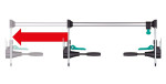 Futterstrebe von Türfutter-Montageset Pro - Wolfcraft