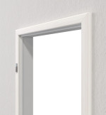 Perspektive in der Wand von Blendrahmen Gebürstetes Weiß CPL mit runder Kante - Hörmann