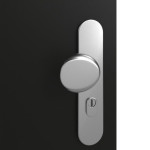 Detailansicht der Oberfläche von GARANT Wohnungseingangstür 0901-60 Black Resopal