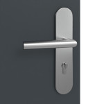 Detailansicht der Oberfläche von Groove 31 ProLine Lack Anthrazit RAL 7016 Wohnungseingangstür - Hörmann
