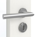 Detailansicht der Oberfläche von GARANT Doppelflügeltür inkl. Zarge Authentic Bianco GCK08 mit Lichtausschnitt LA-2