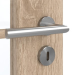 Detailansicht der Oberfläche von GARANT Doppelflügeltür inkl. Zarge Authentic Eiche CPL mit Lichtausschnitt LA-2 Sprosse SP1