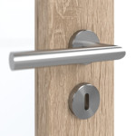 Detailansicht der Oberfläche von GARANT Doppelflügeltür inkl. Zarge Authentic Eiche GCK08 mit Lichtausschnitt LA-3