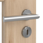 Detailansicht der Oberfläche von GARANT Doppelflügeltür inkl. Zarge Authentic Achat CPL mit Lichtausschnitt LA-6 Sprosse SP1