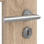 Detailansicht der Oberfläche von GARANT Doppelflügeltür inkl. Zarge Authentic Eiche CPL mit Lichtausschnitt LA-6 Sprosse SP10